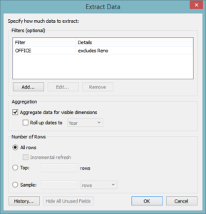 tableau performance extract filter