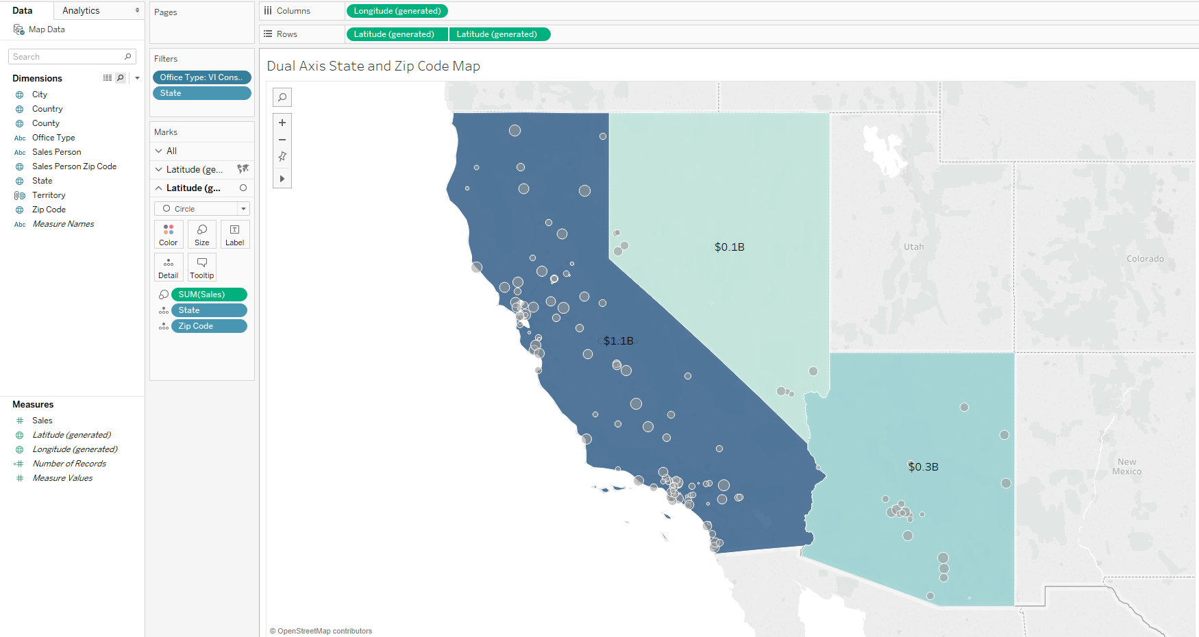 Mapping in Tableau