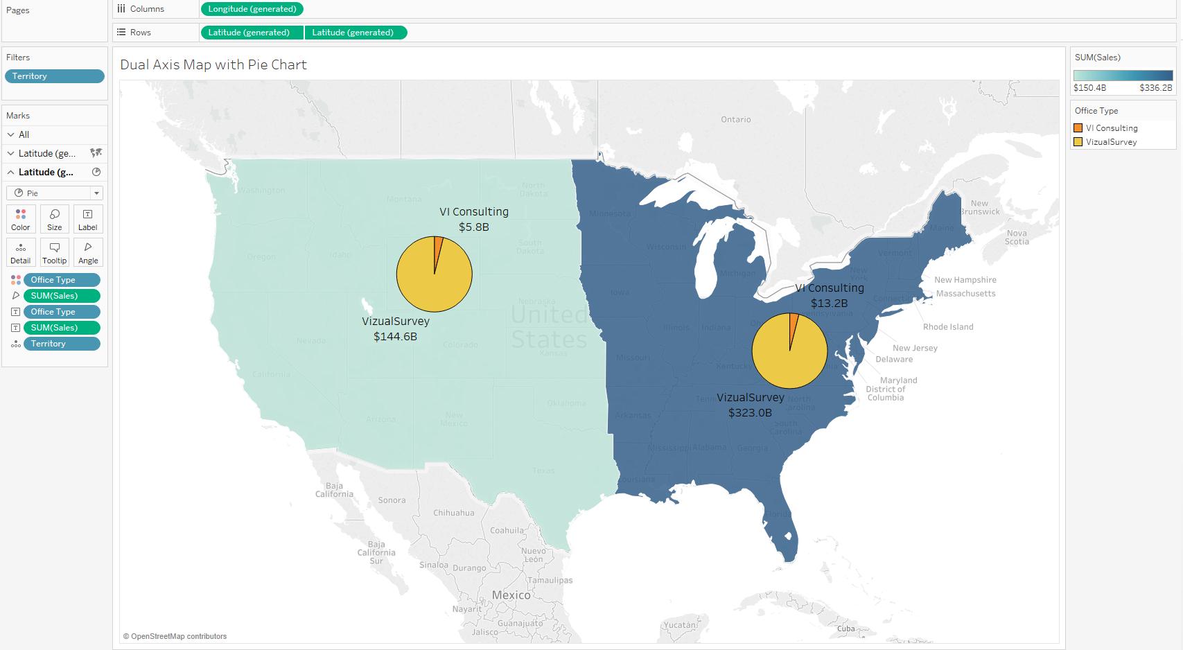 Tableau Map Example